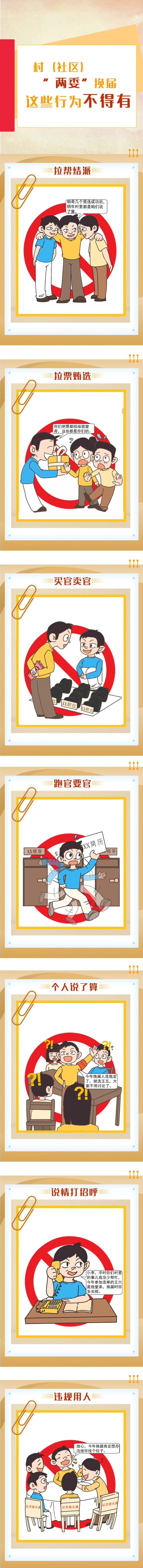 配配查官网 村(社区)＂两委＂换届，这些行为不得有